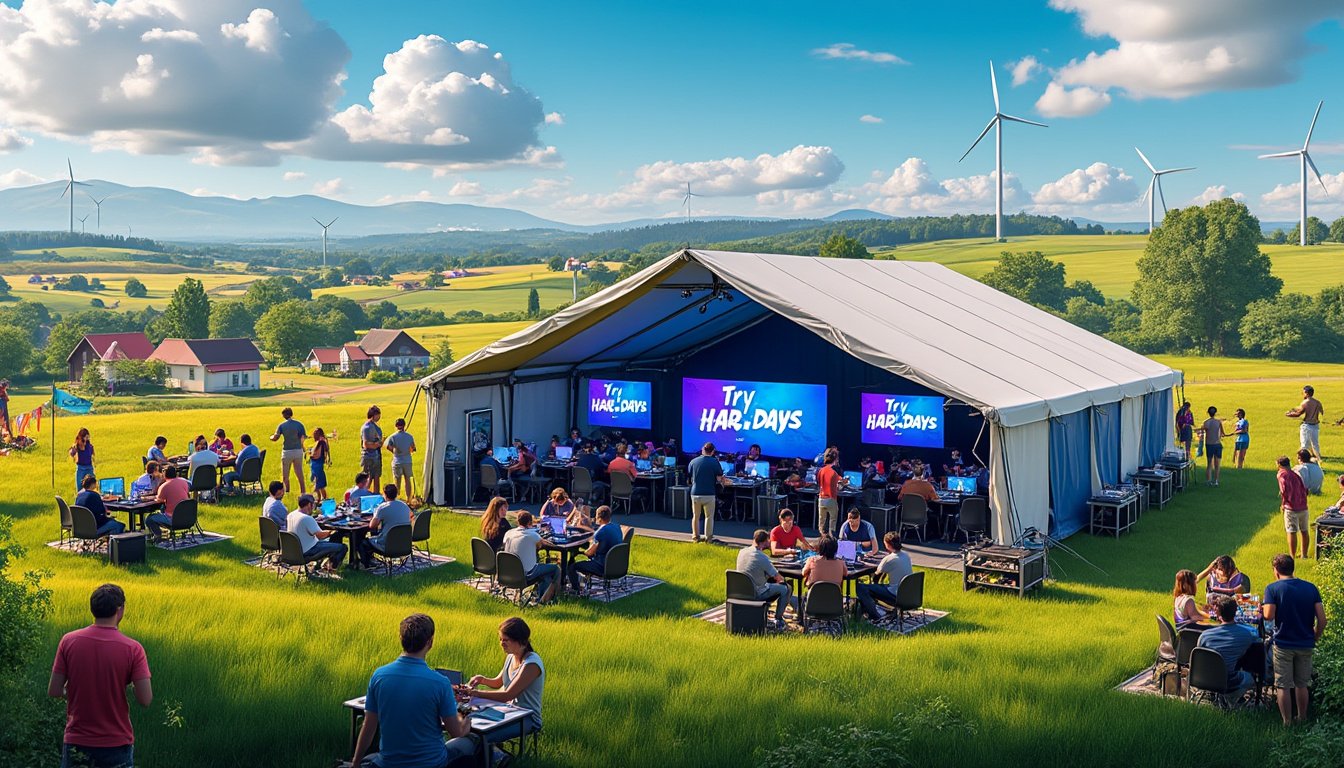 plongez dans l’univers des try har’days 2025, la toute première compétition e-sport organisée à parthenay. une aventure intense à la campagne, où passion, défis et divertissement réunissent les gamers de tous horizons !