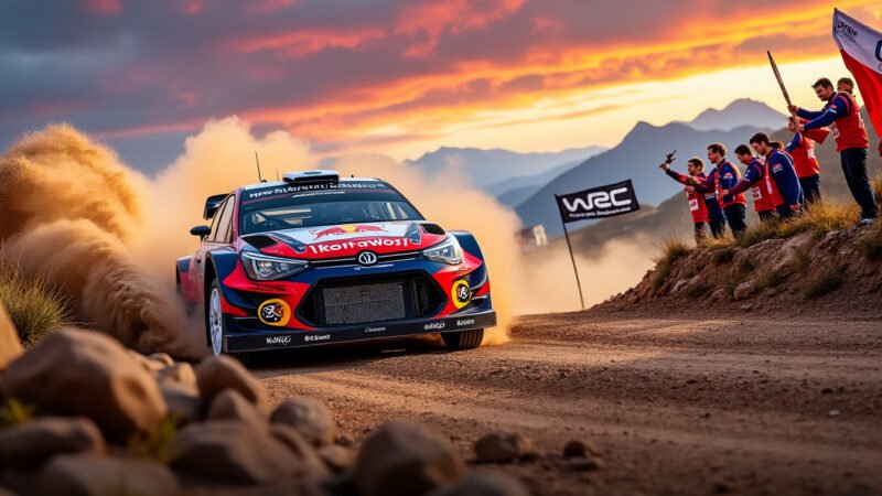 WRC : Sébastien Ogier conquiert le Chili et s’empare de la première place au Championnat du monde