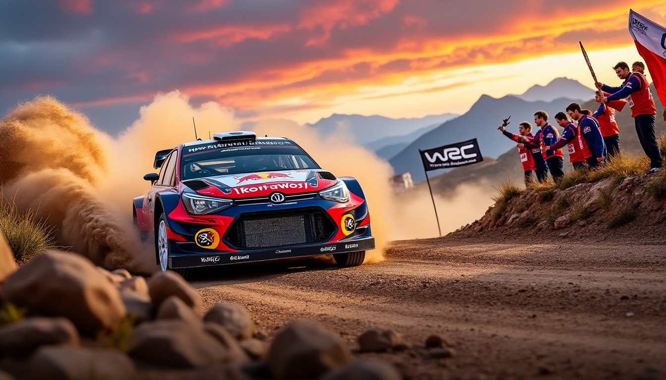 WRC : Sébastien Ogier conquiert le Chili et s’empare de la première place au Championnat du monde