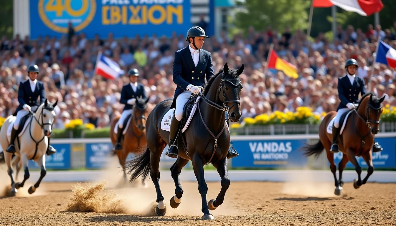 découvrez les cavaliers emblématiques du mondial du lion pour ses 40 ans, avec thomas carlile à l'honneur. retour sur un événement incontournable du concours complet !