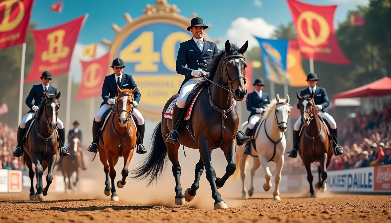 découvrez les cavaliers emblématiques qui ont marqué les 40 ans du mondial du lion, avec thomas carlile à l’honneur. plongez dans l’histoire et les temps forts de cet événement équestre incontournable !
