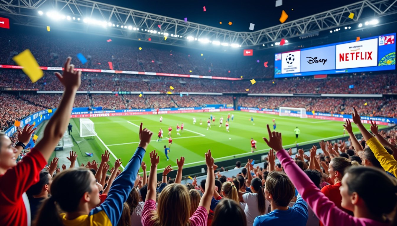 Disney entre dans l’arène sportive avec la diffusion de la Ligue des champions féminine de football, rejoignant ainsi Netflix et Amazon.