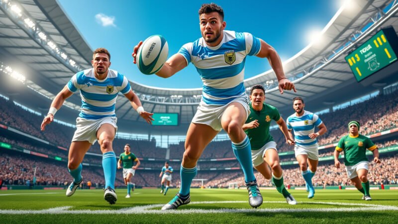 EN DIRECT : Suivez en temps réel le match crucial entre l’Argentine et l’Afrique du Sud pour le Rugby Championship !