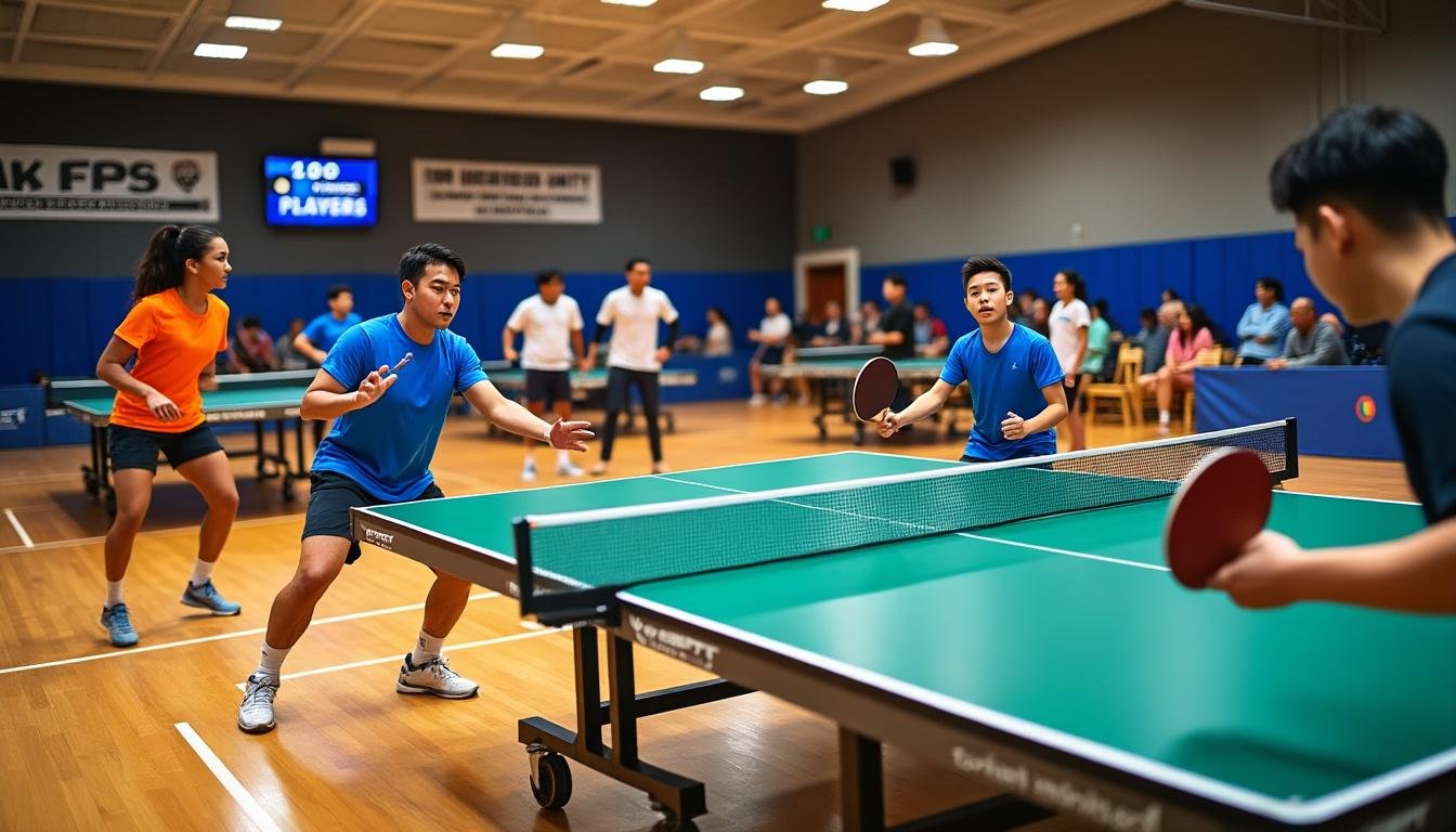 Le tennis de table : un vecteur d’unité et de passion au sein de l’ASPTT, qui attire désormais 100 licenciés