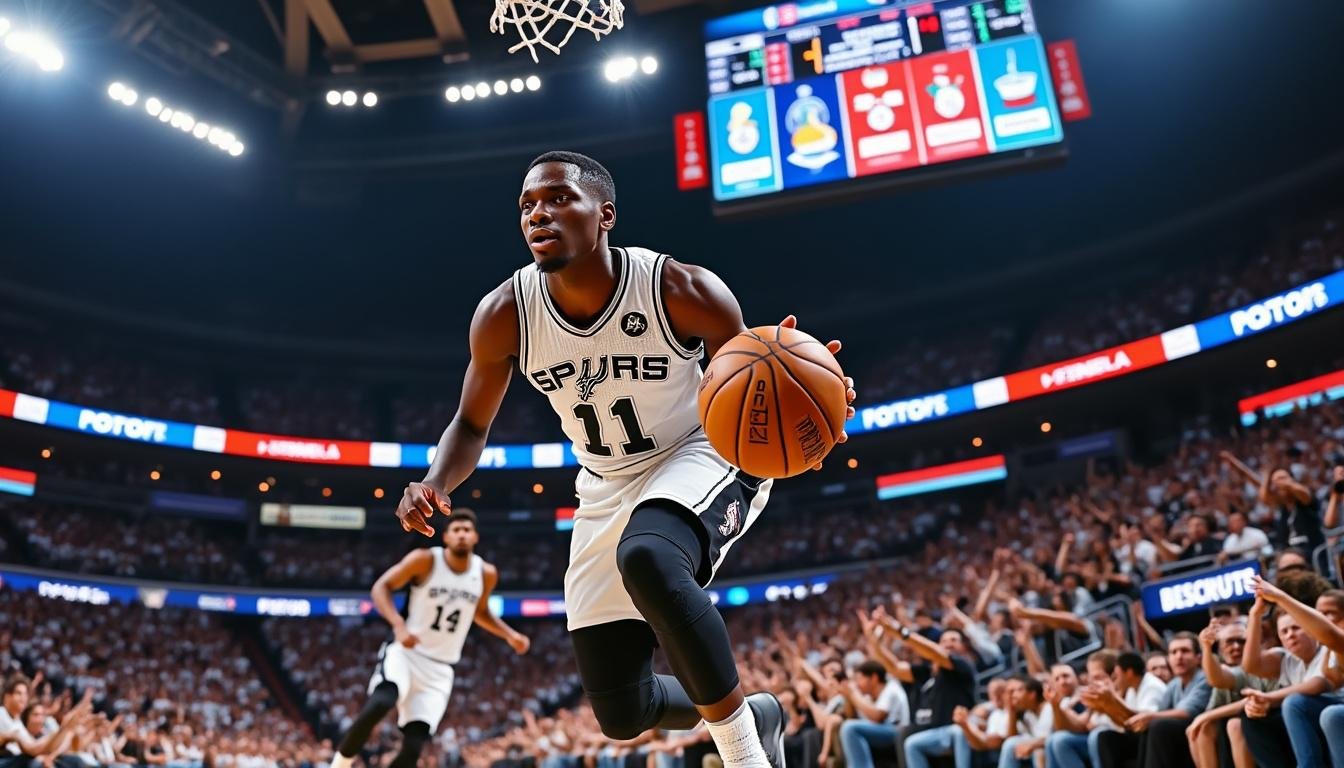 victor wembanyama a brillé lors de ses débuts en présaison avec les spurs, frôlant le triple double et montrant tout son potentiel en nba. découvrez sa performance impressionnante et les réactions après ce premier match très attendu.