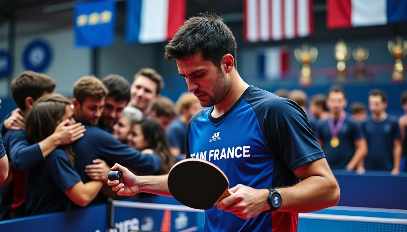 découvrez le parcours touchant d’un joueur de tennis de table adapté français qui s’apprête à disputer sa dernière compétition en équipe nationale. un récit émouvant entre passion et derniers instants en bleu.