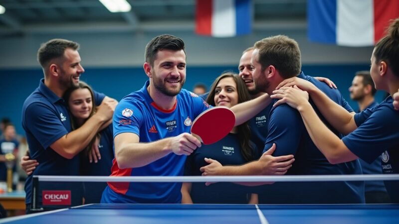Un adieu émouvant : ce joueur de tennis de table adapté s’apprête à vivre sa dernière aventure en équipe de France