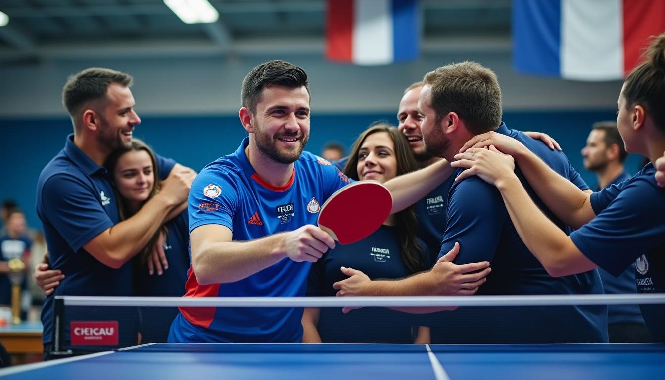 Un adieu émouvant : ce joueur de tennis de table adapté s’apprête à vivre sa dernière aventure en équipe de France
