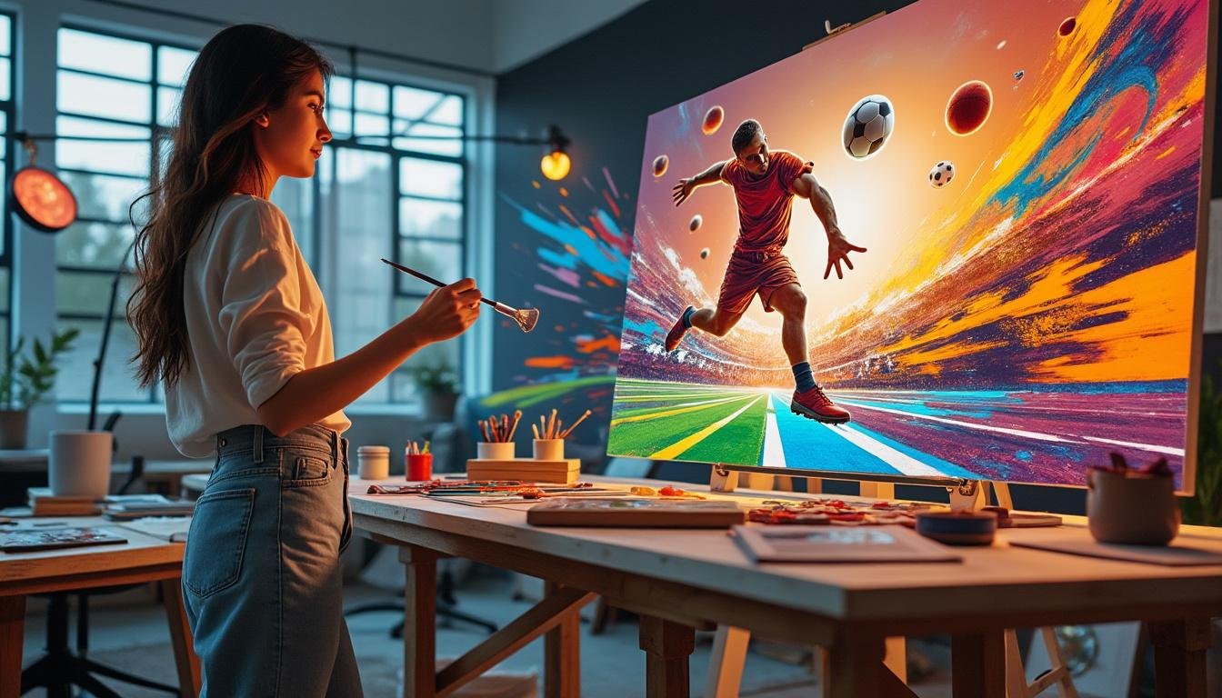 découvrez comment une artiste turque utilise l'intelligence artificielle pour transformer notre vision du sport, mêlant créativité, innovation et technologie dans des œuvres uniques et inspirantes.