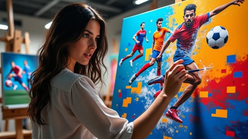 Une artiste turque réinvente la perception du sport grâce à l’intelligence artificielle