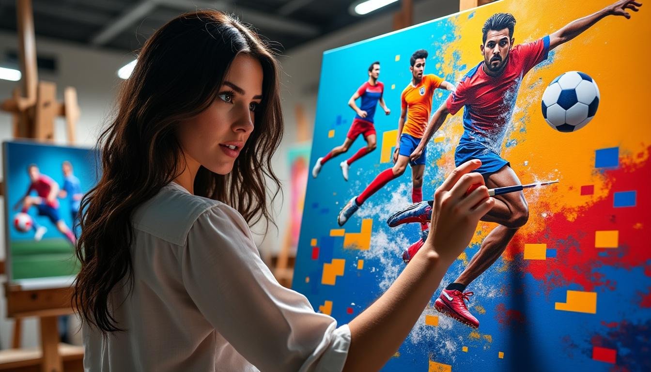 Une artiste turque réinvente la perception du sport grâce à l’intelligence artificielle