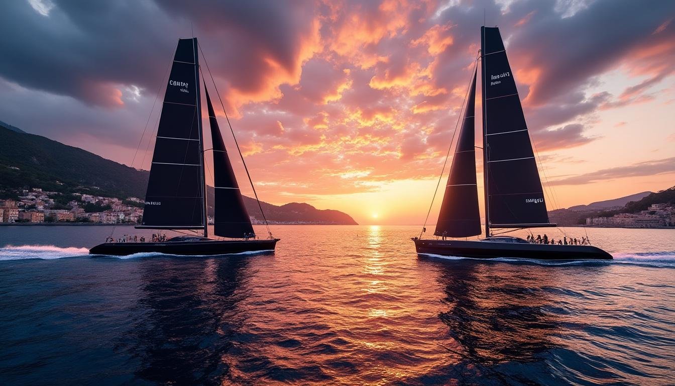 suivez le dénouement palpitant de la transat café l'or avec laperche et cammas attendus à l'arrivée jeudi soir. suspense garanti jusqu'à la dernière étape !