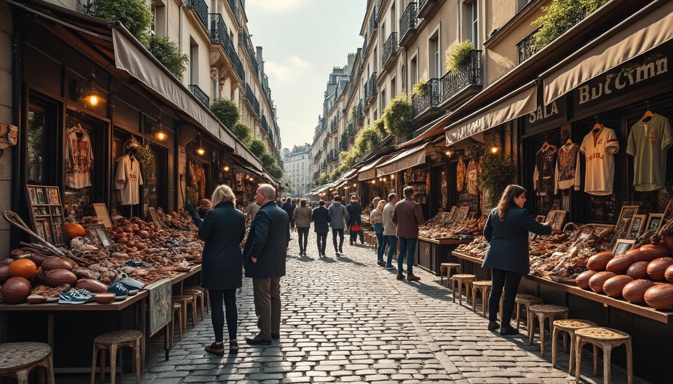 À Paris, une brocante 100% sport fait sensation avec ses trésors vintage authentiques