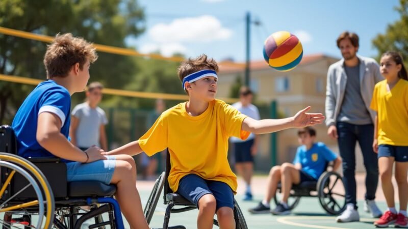 Au collège Giono d&rsquo;Orange, l&rsquo;opération &lsquo;Sois sport&rsquo; invite les élèves à mieux comprendre le handicap