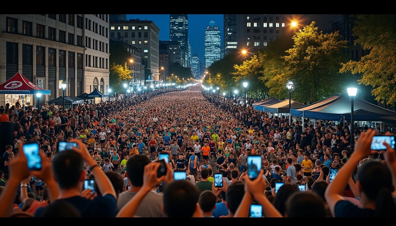 revivez l'excitation du trail urbain ce samedi soir, où 2 000 passionnés ont allié course et découverte à travers la ville.