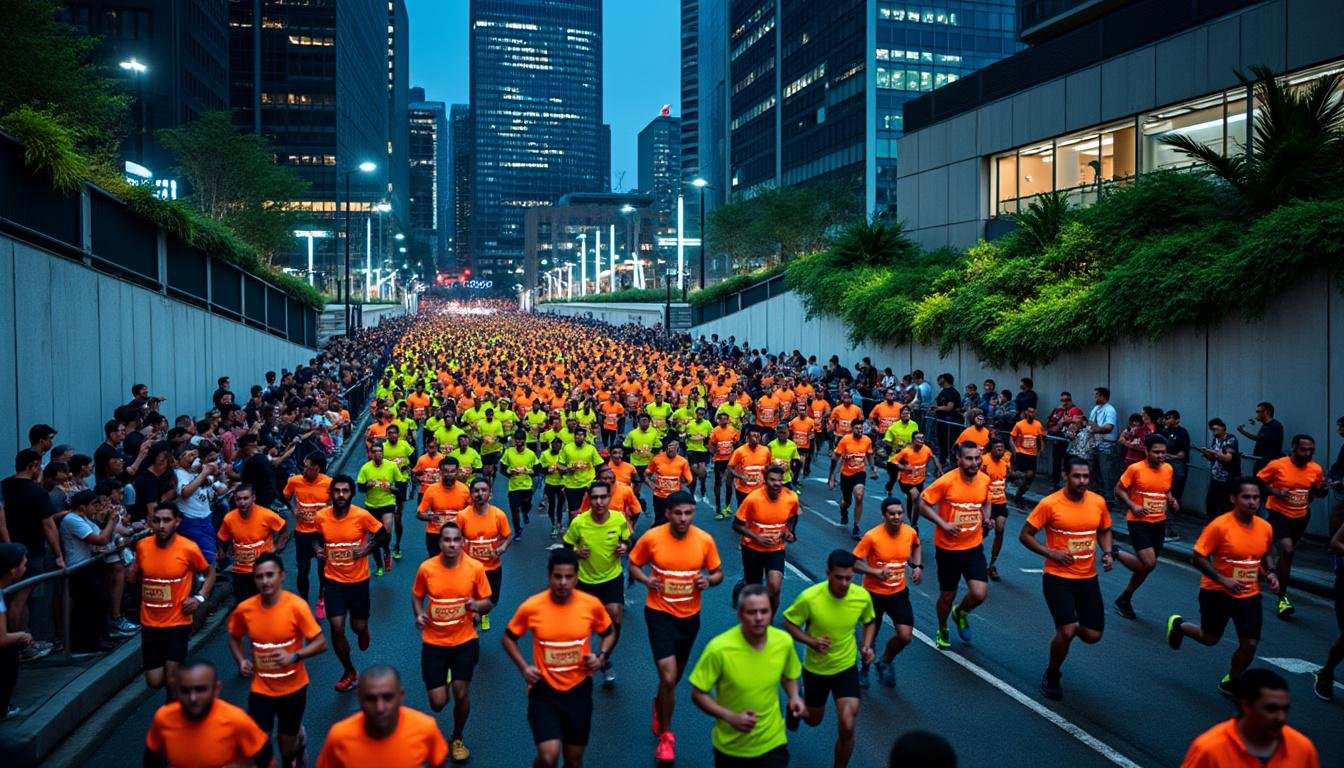 Entre course et découverte : 2 000 passionnés conquis par le trail urbain ce samedi soir