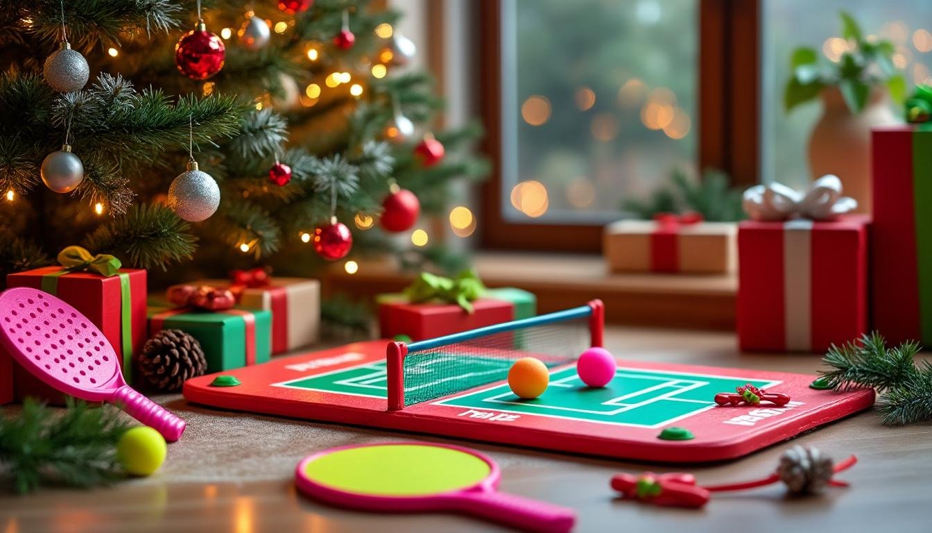 découvrez comment le padel, sport en pleine expansion, inspire les jouets pour enfants sous le sapin, alliant plaisir et tendance sportive pour toute la famille.