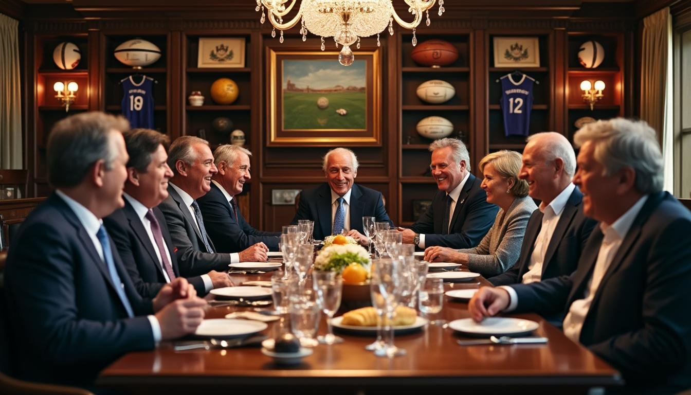 découvrez un dîner d'exception où les voix emblématiques du sport se retrouvent pour partager et revivre ensemble les plus belles histoires du monde sportif.