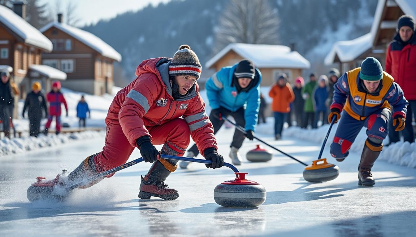 découvrez l'eisstok, ce sport d'hiver aux origines nordiques qui séduit les habitants de caumont par son ambiance conviviale et ses sensations glacées uniques.